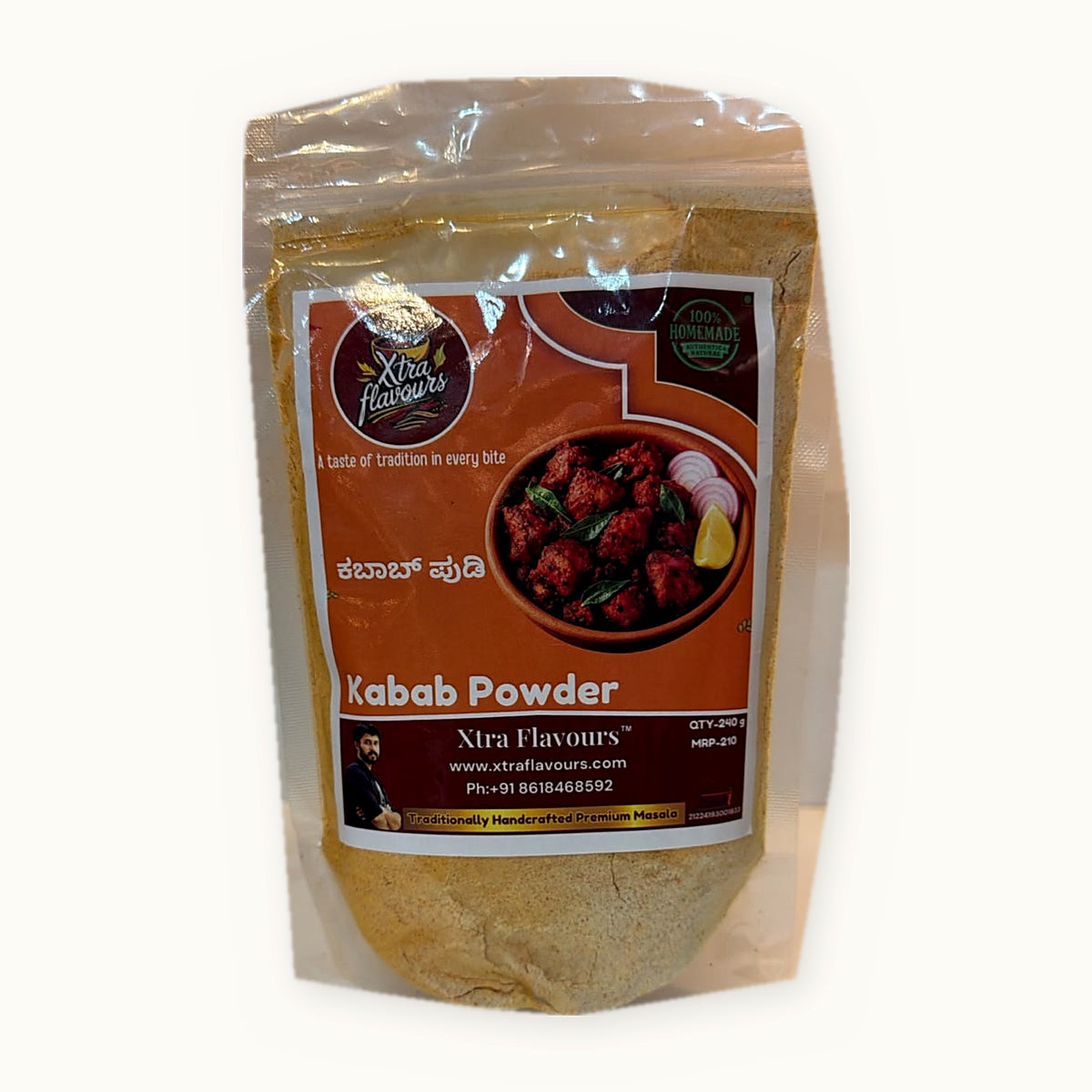 Xtra Flavours Kabab Powder 240g pouch